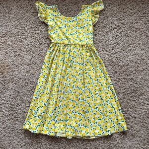 Dot Dot Smile Lemon Empire Waist dress